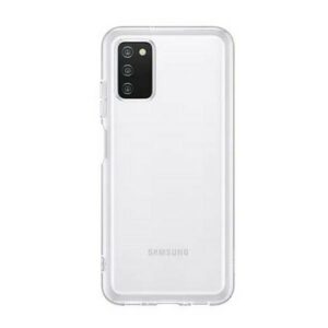 Dėklas Samsung EF-QA038TT A03s A038 Soft skaidrus Cover skaidrus
