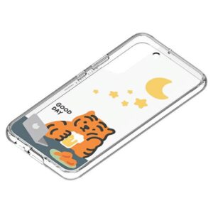 Panel Samsung GP-TOU021HOMOW skirta Frame Cover skirta Galaxy S22+ Muzik Tiger white - Image 2