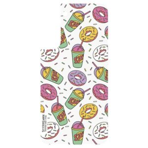 Panel Samsung GP-TOU021HOOPW skirta Frame Cover skirta Galaxy S22+ Simpsons Donut white
