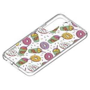 Panel Samsung GP-TOU021HOOPW skirta Frame Cover skirta Galaxy S22+ Simpsons Donut white - Image 2