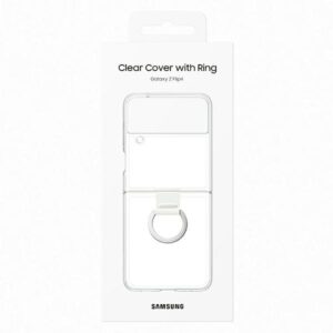 Samsung EF-OF721CTEGWW Z Flip 4 skaidrus skaidrus Cover Ring dėklas - Image 7