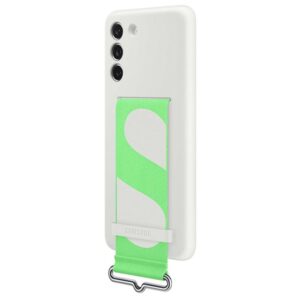 Samsung EF-GG990TW S21 G990 baltos spalvos Silicone Cover Strap case - Image 4