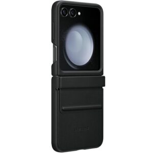 Samsung Dėklas EF-VF731PBEGWW Z Flip5 F731 juodos spalvos Flap ECO-Leather Dėklas - Image 2