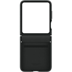 Samsung Dėklas EF-VF731PBEGWW Z Flip5 F731 juodos spalvos Flap ECO-Leather Dėklas - Image 4