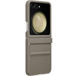 Samsung Dėklas EF-VF731PAEGWW Z Flip5 F731 etoupe Flap ECO-Leather Dėklas - Image 2