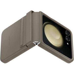 Samsung Dėklas EF-VF731PAEGWW Z Flip5 F731 etoupe Flap ECO-Leather Dėklas - Image 3
