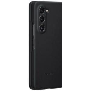 Samsung EF-VF946PBEGWW Z Fold5 F946 juodos spalvos Eco-leather Dėklas - Image 3