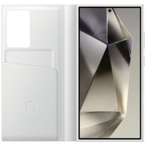 Samsung EF-ZS928CWEGWW S24 Ultra S928 baltos spalvos Smart View Wallet Dėklas - Image 2