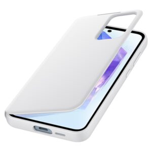 Samsung EF-ZA556CWEGWW A55 5G A556 baltos spalvos Smart View Wallet Dėklas - Image 4
