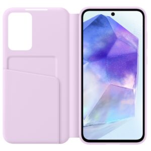 Samsung EF-ZA556CVEGWW A55 5G A556 lavender Smart View Wallet Dėklas - Image 3