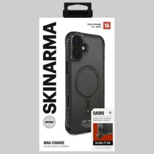 Skinarma dėklas Saido Apple iPhone 16 6.1" Magnetic Charging juodos spalvos - Image 5