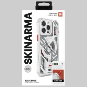 Skinarma dėklas Ekho Apple iPhone 16 Pro 6.3" Magnetic Charging clear - Image 7