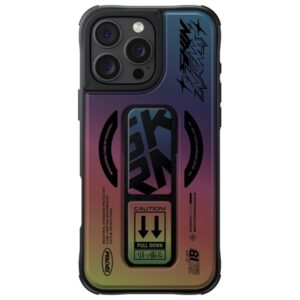 Skinarma dėklas Kira Kobai Apple iPhone 16 Pro 6.3" Magnetic Charging Grip Stand hologram - Image 3