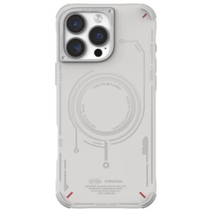 Skinarma dėklas Mecha Apple iPhone 16 Pro 6.3" Magnetic Charging light pilkos spalvos - Image 3