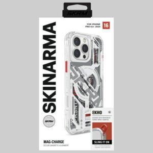 Skinarma dėklas Ekho Apple iPhone 16 Pro Max 6.9" Magnetic Charging clear - Image 7