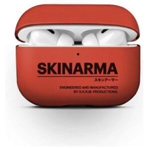 Skinarma dėklas Spunk AirPods Pro 2 oranžinės spalvos