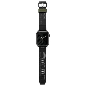 Skinarma Band Shokku Apple Watch 45/44/42mm juodos spalvos