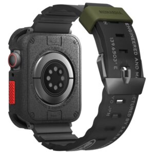 Skinarma Band Shokku Apple Watch 45/44/42mm juodos spalvos - Image 3