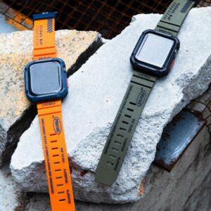 Skinarma Band Shokku Apple Watch 45/44/42mm juodos spalvos - Image 7