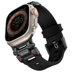 Skinarma Band Titon Apple Watch Ultra 49mm juodos spalvos - Image 2