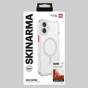 Skinarma dėklas Saido Apple iPhone 16 Plus 6.7" Magnetic Charging clear - Image 5