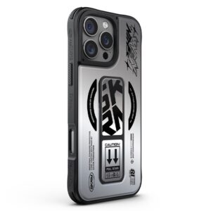 Skinarma dėklas Kira Kobai Apple iPhone 16 Pro Max 6.9" Magnetic Charging Grip Stand chrome - Image 3