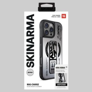 Skinarma dėklas Kira Kobai Apple iPhone 16 Pro Max 6.9" Magnetic Charging Grip Stand chrome - Image 5