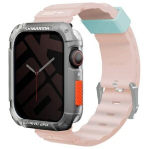 Skinarma Band Shokku Apple Watch 45/44/42mm light rožinės spalvos - Image 2