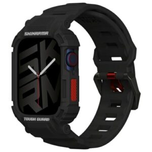 Skinarma Band+Dėklas Mecha 2in1 Apple Watch 45/44mm juodos spalvos - Image 1