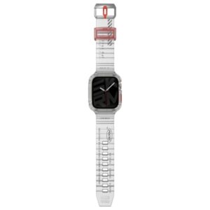 Skinarma Band+Dėklas Saido 2in1 Apple Watch 45/44mm clear - Image 2