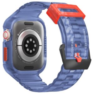 Skinarma Band+Dėklas Saido 2in1 Apple Watch 45/44mm dark blue - Image 2