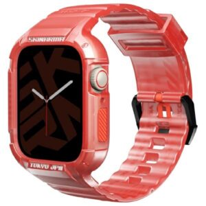 Skinarma Band+Dėklas Saido 2in1 Apple Watch 45/44mm red - Image 1