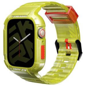Skinarma Band+Dėklas Saido 2in1 Apple Watch 45/44mm yellow neon - Image 1