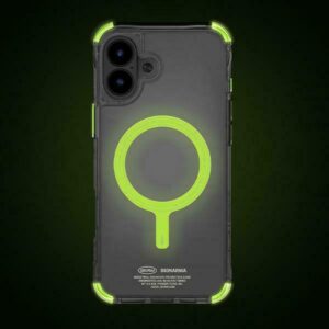 Skinarma dėklas Saido Apple iPhone 16 6.1" Magnetic Charging green (niteglow) - Image 5