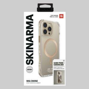 Skinarma dėklas Saido Apple iPhone 16 Pro 6.3" Magnetic Charging champagne - Image 5