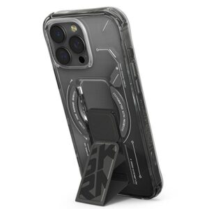 Skinarma dėklas Helio Apple iPhone 16 Pro 6.3" Magnetic Charging + Grip Stand juodos spalvos - Image 1