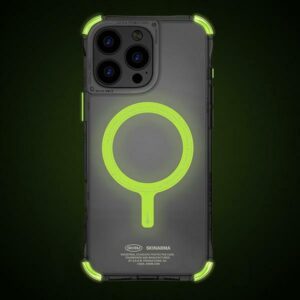 Skinarma dėklas Saido Apple iPhone 16 Pro Max 6.9" Magnetic Charging green (niteglow) - Image 5