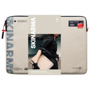 Skinarma Bag Fardel laptop sleeve 14" ivory - Image 3