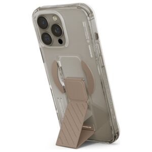 Skinarma dėklas Axon Apple iPhone 16 Pro 6.3" Magnetic Charging + Grip Stand champagne - Image 3
