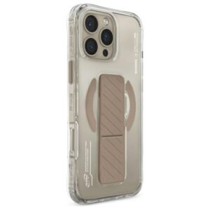 Skinarma dėklas Axon Apple iPhone 16 Pro 6.3" Magnetic Charging + Grip Stand champagne - Image 2