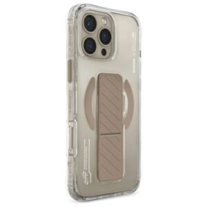 Skinarma dėklas Axon Apple iPhone 16 Pro Max 6.9" Magnetic Charging + Grip Stand champagne - Image 2