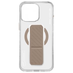 Skinarma dėklas Axon Apple iPhone 16 Pro Max 6.9" Magnetic Charging + Grip Stand champagne - Image 4
