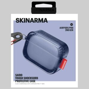 Dėklas Skinarma Saido skirtas AirPods Pro 2 dark blue - Image 3
