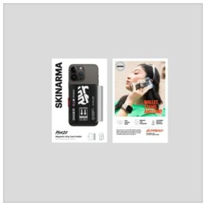 Wallet Skinarma Mirage Phaze Magnetic Grip Stand juodos spalvos - Image 3