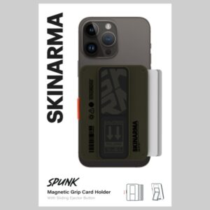 Wallet Skinarma Mirage Spunk Magnetic Grip Stand žalios spalvos - Image 4
