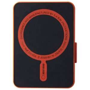 Wallet Skinarma Mirage Spunk Magnetic Grip Stand oranžinės spalvos - Image 2