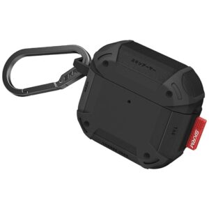 Dėklas Skinarma Mecha CE skirtas AirPods 4 juodos spalvos - Image 1