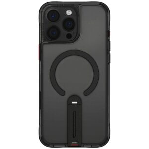 Dėklas Skinarma Helix Apple iPhone 16 Pro Max Magnetic Charging 360 Rotating Stand juodos spalvos