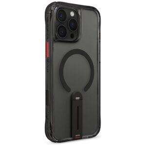 Dėklas Skinarma Helix Apple iPhone 16 Pro Max Magnetic Charging 360 Rotating Stand juodos spalvos - Image 5