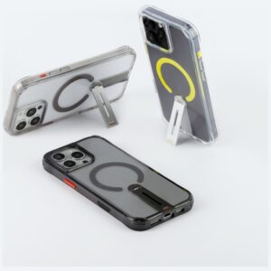 Dėklas Skinarma Helix Apple iPhone 16 Pro Max Magnetic Charging 360 Rotating Stand juodos spalvos - Image 6